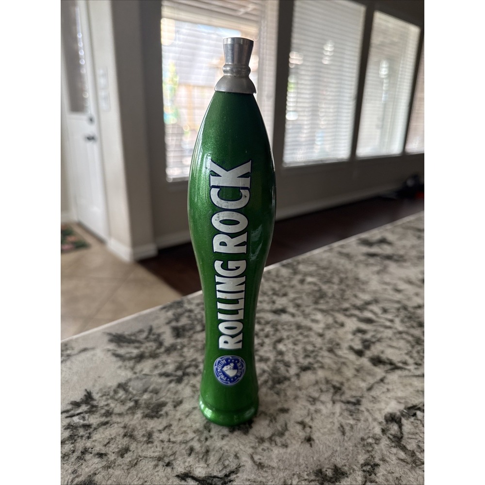 RARE Rolling Rock Premium Beer 10" Tall Logo Latrobe